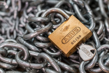 padlock lock chain security minimal